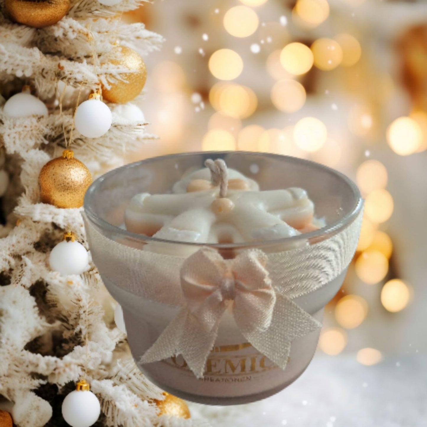 Dekokerze "Lebkuchenmann"