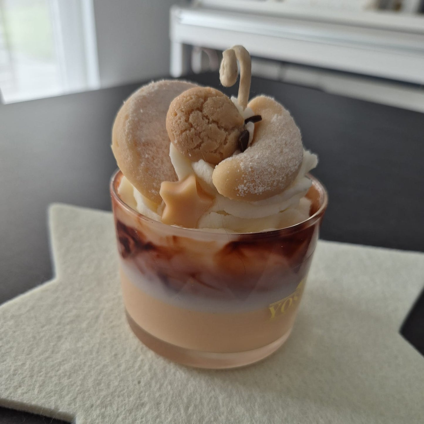 Dessertkerze "Vanillekipferl"